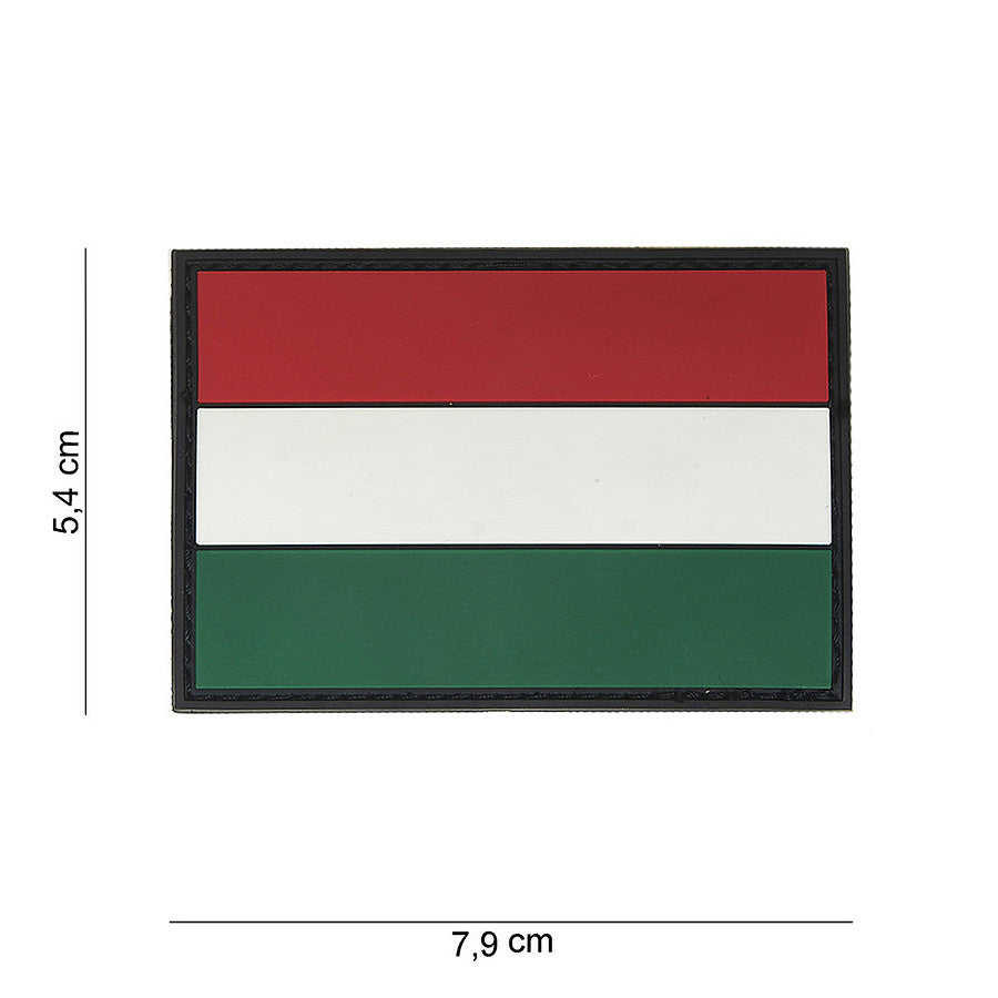Embleem 3D PVC Hongarije #15071 - Afirmă-ți Identitatea
