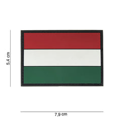 Embleem 3D PVC Hongarije #15071 - Afirmă-ți Identitatea