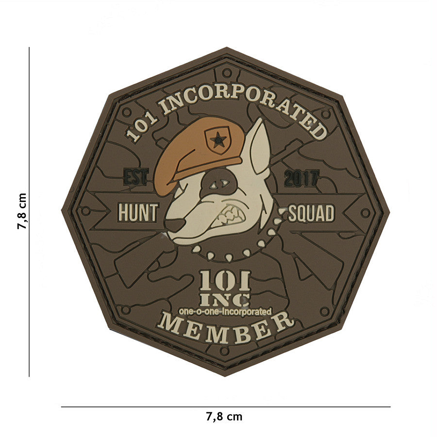 Embleem 3D PVC Hunt Squad Maro 101 INC - Afirmă-ți Echipajul