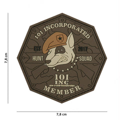 Embleem 3D PVC Hunt Squad Maro 101 INC - Afirmă-ți Echipajul