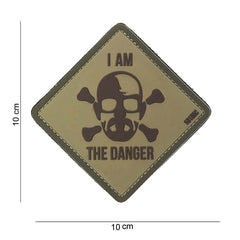 Embleem 3D PVC I am the danger Verde Military-Shop - Declară-ți Forța