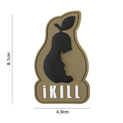 Embleem 3D PVC iKill Maro - Semn Distinctiv Al Elitelor Tactice