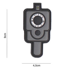 Embleem 3D PVC In Range Gri Military-Shop - Afirmă-ți Prezența