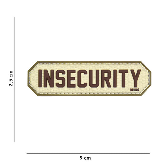 Embleem 3D PVC Insecurity coyote - Afirmă-ți Atitudinea