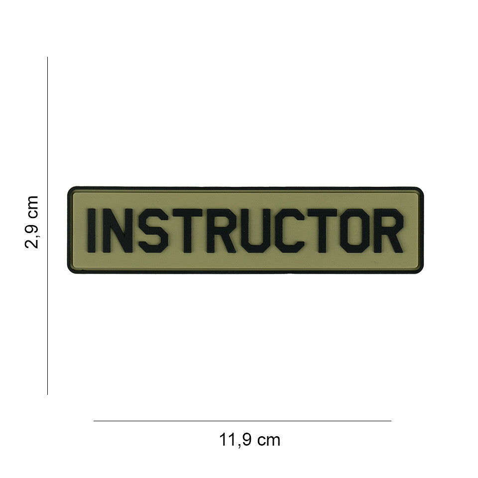 Embleem 3D PVC Instructor #15082 - Afirmă-ți Autoritatea pe Teren