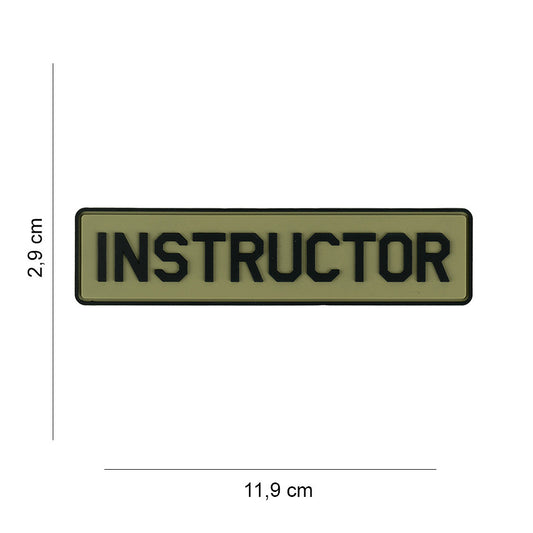 Embleem 3D PVC Instructor #15082 - Afirmă-ți Autoritatea pe Teren
