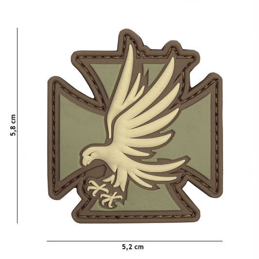 Embleem 3D PVC Iron Eagle Coyote - Afirmă-ți Identitatea Tactică