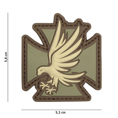 Embleem 3D PVC Iron Eagle Coyote - Afirmă-ți Identitatea Tactică