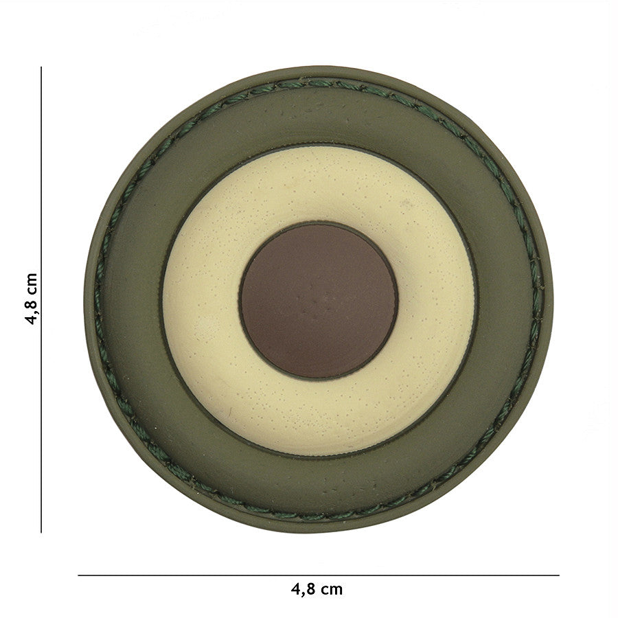 Embleem 3D PVC Italian Air Force Woodland - Distincție Tactică Durabilă