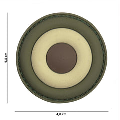 Embleem 3D PVC Italian Air Force Woodland - Distincție Tactică Durabilă