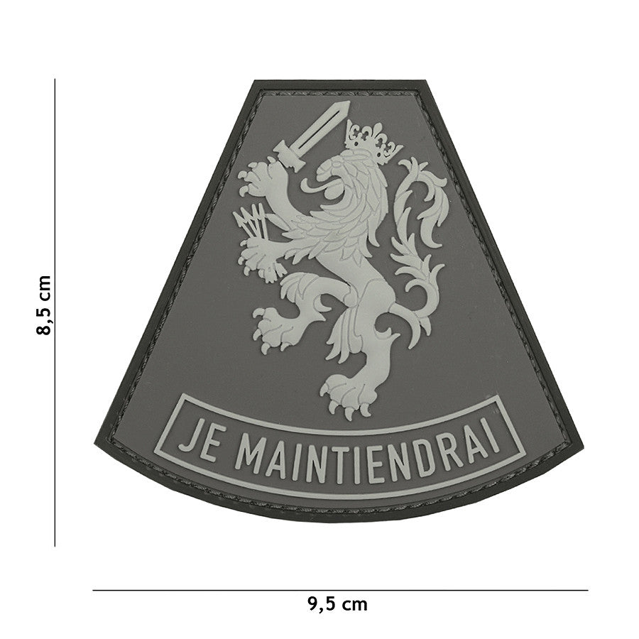Embleem 3D PVC Je Maintiendrai Gri Tactical Gear - Afirmă-ți Rezistența