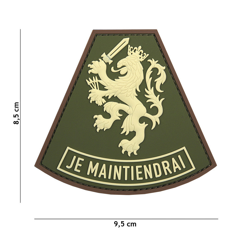 Embleem 3D PVC Je Maintiendrai Verde - Simbol al Tenacității Tale