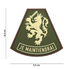 Embleem 3D PVC Je Maintiendrai Verde - Simbol al Tenacității Tale