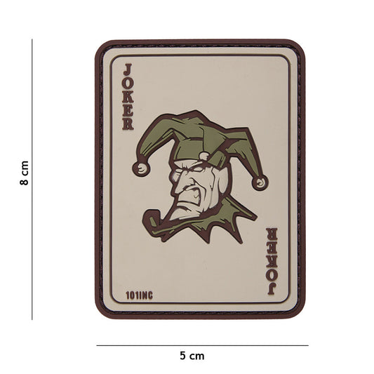 Embleem 3D PVC Joker Coyote - Exprimă-ți Atitudinea Tactică