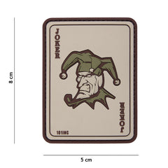 Embleem 3D PVC Joker Coyote - Exprimă-ți Atitudinea Tactică