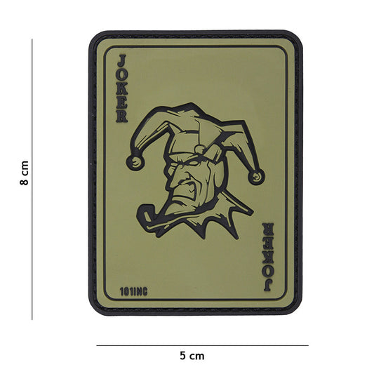 Embleem 3D PVC Joker Verde - Afirmă-ți Identitatea pe Teren
