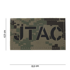 Embleem 3D PVC JTAC Digital Woodland - Identificare Tactică Durabilă