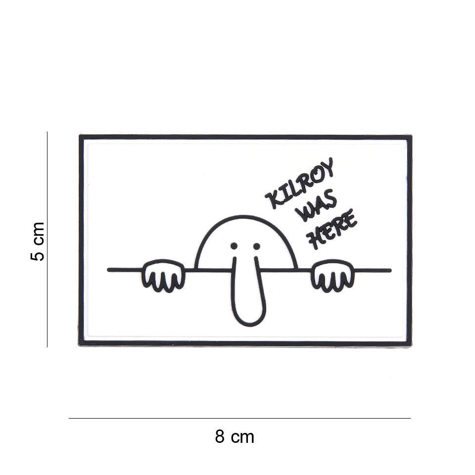 Embleem 3D PVC Kilroy was here wit #8072 - Personalizare Tactică Autentică