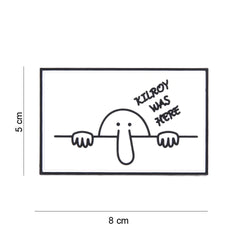Embleem 3D PVC Kilroy was here wit #8072 - Personalizare Tactică Autentică