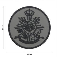 Embleem 3D PVC Korps Mariniers Gri - Afirmă-ți Identitatea Tactică