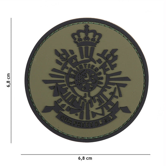 Embleem 3D PVC Korps Mariniers Verde/Negru - Afirmă-ți Spiritul Elitist