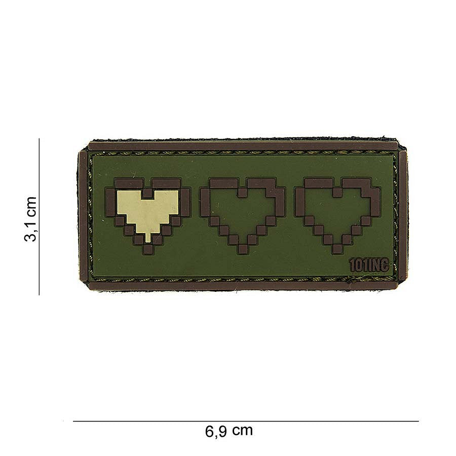 Embleem 3D PVC Last Life Verde - Exprimă-ți Identitatea Fără Compromis