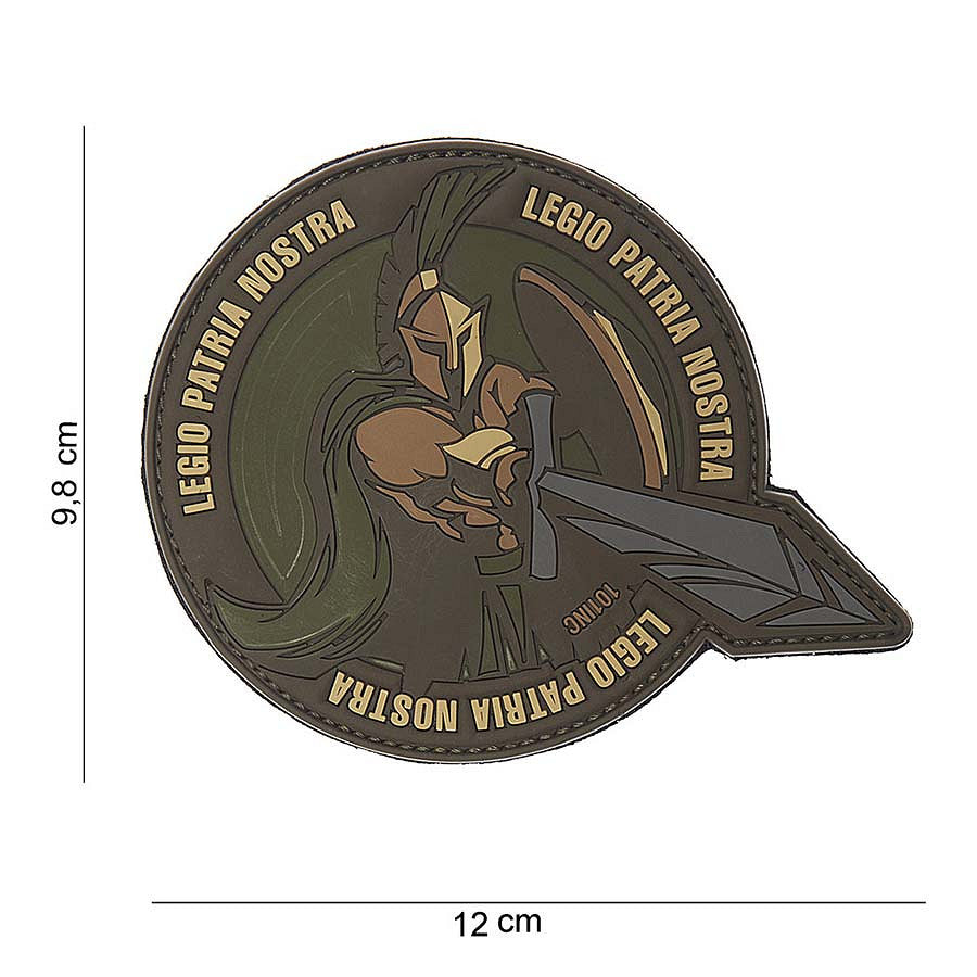 Embleem 3D PVC Legio Patria Nostra Verde - Afirmă-ți Loialitatea