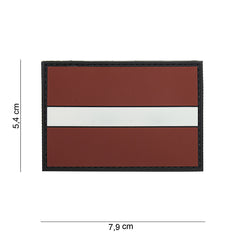 Embleem 3D PVC Letland #15070 - Personalizare Rapidă, Stil Durabil