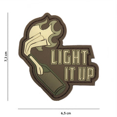 Embleem 3D PVC Light it up #9010 - Personalizează-ți Echipamentul