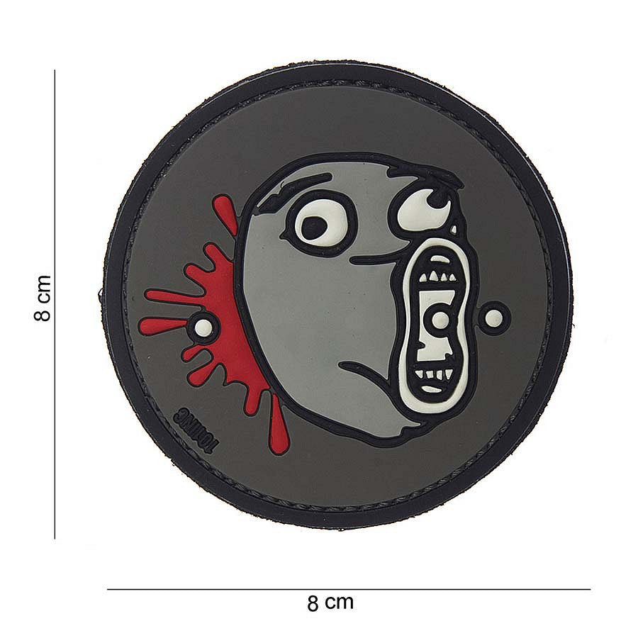Embleem 3D PVC Lol face #10057 Design Unic - Exprimă-ți Atitudinea