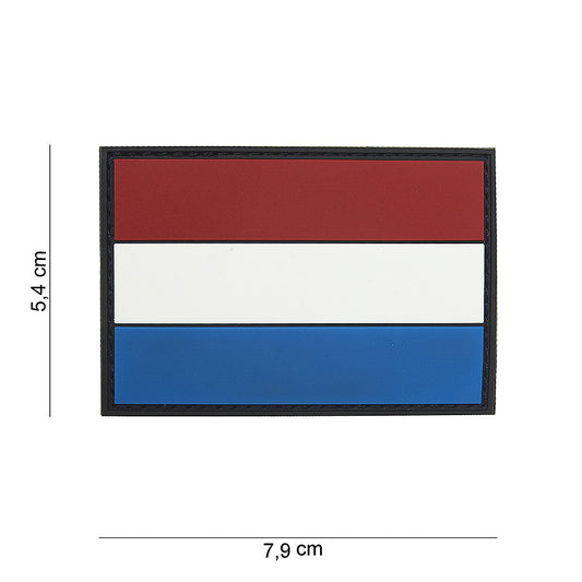 Embleem 3D PVC Luxemburg Multicolor - Afirmă-ți Identitatea Tactică