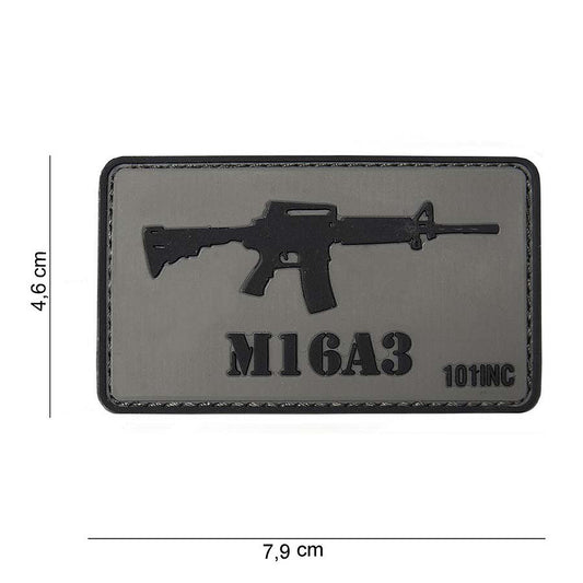 Embleem 3D PVC M16A3 - Semnul Tău de Forță și Precizie