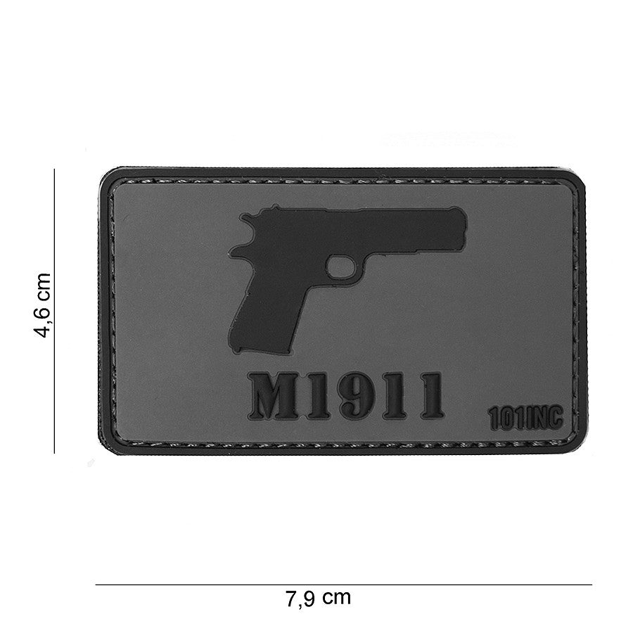 Embleem 3D PVC M1911 - Identitate Tactică de Elită