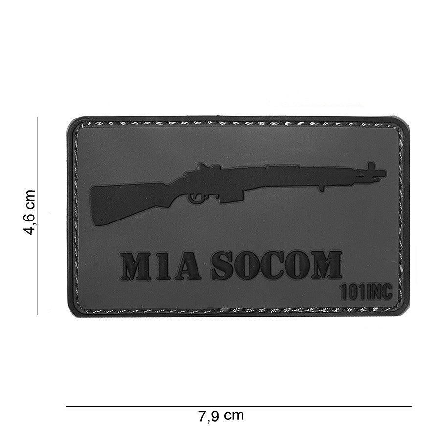 Embleem 3D PVC M1A SOCOM Tactical - Marcare Durabilă & Identitate