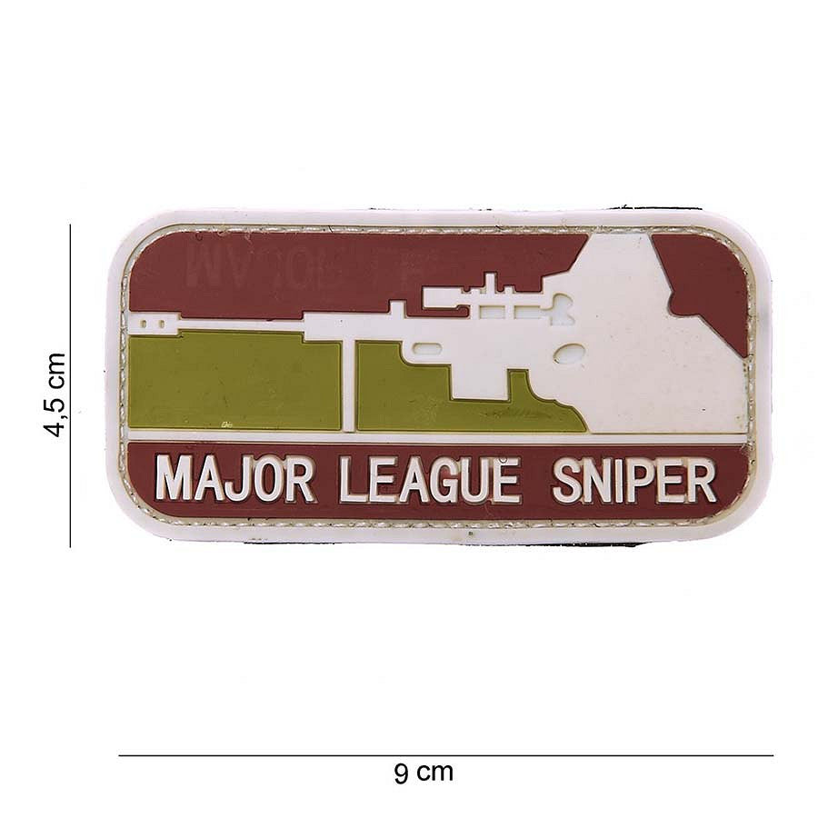Embleem 3D PVC Major League Sniper Arid - Afișează-ți Superioritatea