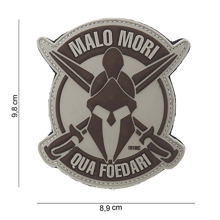 Embleem 3D PVC Malo Mori Beige Tactical Gear - Mesaj Puternic și Durabil