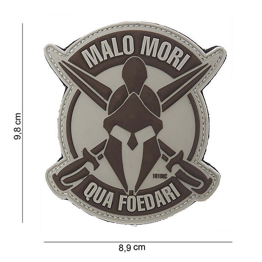 Embleem 3D PVC Malo Mori Beige Tactical Gear - Mesaj Puternic și Durabil