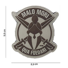 Embleem 3D PVC Malo Mori Beige Tactical Gear - Mesaj Puternic și Durabil