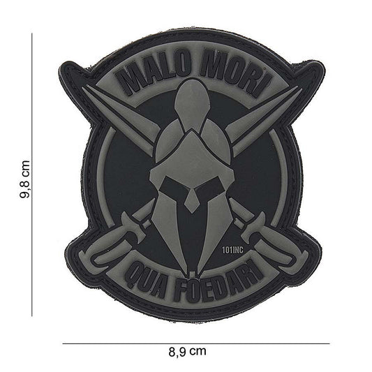 Embleem 3D PVC Malo Mori Gri - Identitate Fără Compromis