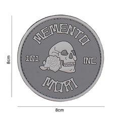 Embleem 3D PVC Memento Mori Gri 101 INC - Mesaj Tactic Profund