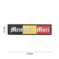 Embleem 3D PVC Memento Mori (Streep) Belgia - Declarație de Forță Tactică