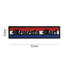 Embleem 3D PVC Memento Mori (streep) Negru Military-Shop - Afirmă-ți Voința