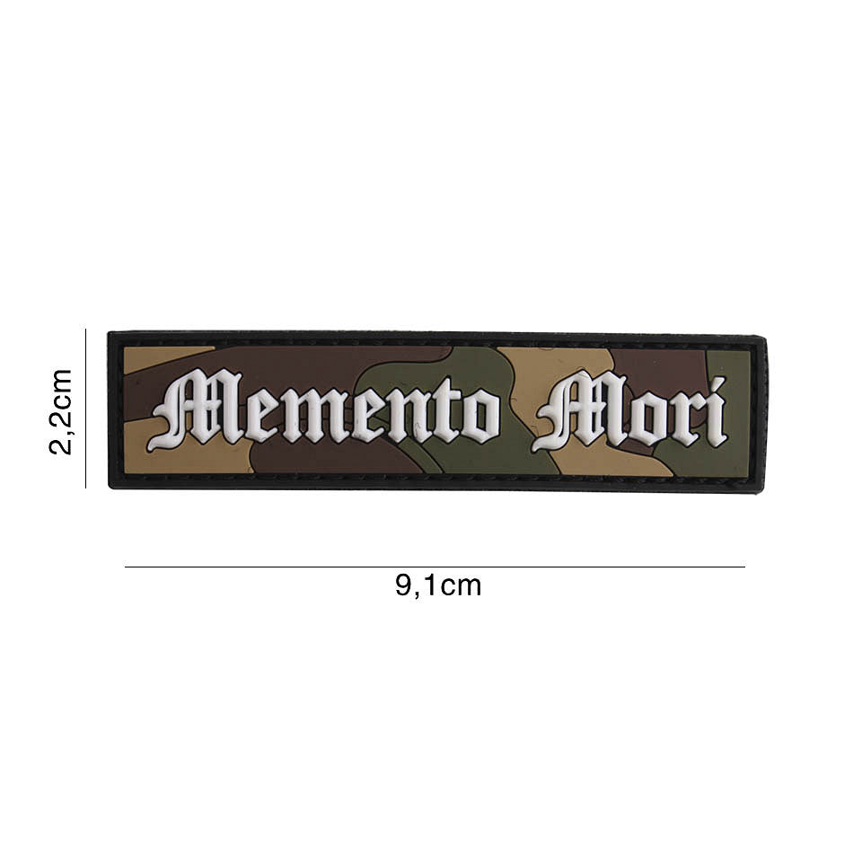 Embleem 3D PVC Memento Mori Woodland - Simbolul Tactic al Conștientizării
