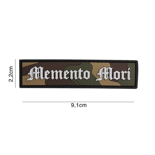 Embleem 3D PVC Memento Mori Woodland - Simbolul Tactic al Conștientizării