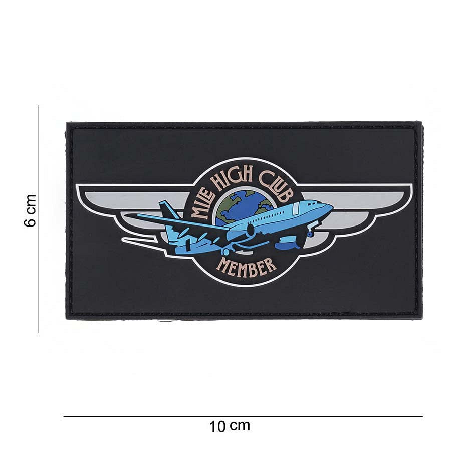 Embleem 3D PVC Mile High Club #10086 - Declară-ți statutul cu umor