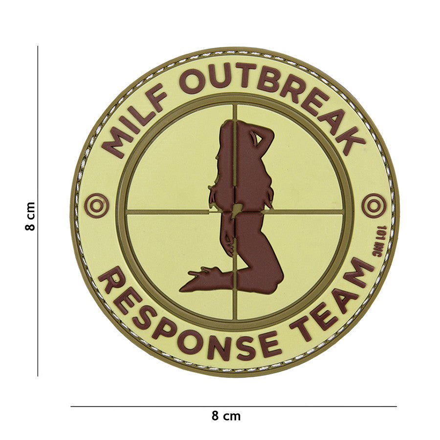 Embleem 3D PVC Milf Outbreak Coyote - Afirmă-ți Atitudinea