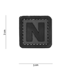 Embleem 3D PVC N #15024 - Personalizare Tactică Durabilă