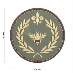 Embleem 3D PVC Napoleon Verde - Afirmă-ți Identitatea Tactică