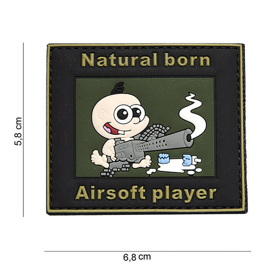 Embleem 3D PVC natural born #15046 Custom Design - Afirmă-ți Identitatea