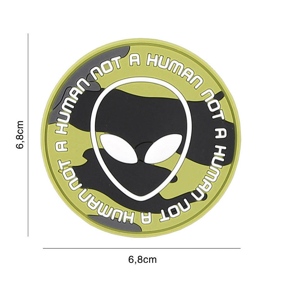 Embleem 3D PVC Not human woodland - Afirmă-ți Natura Neîmblânzită